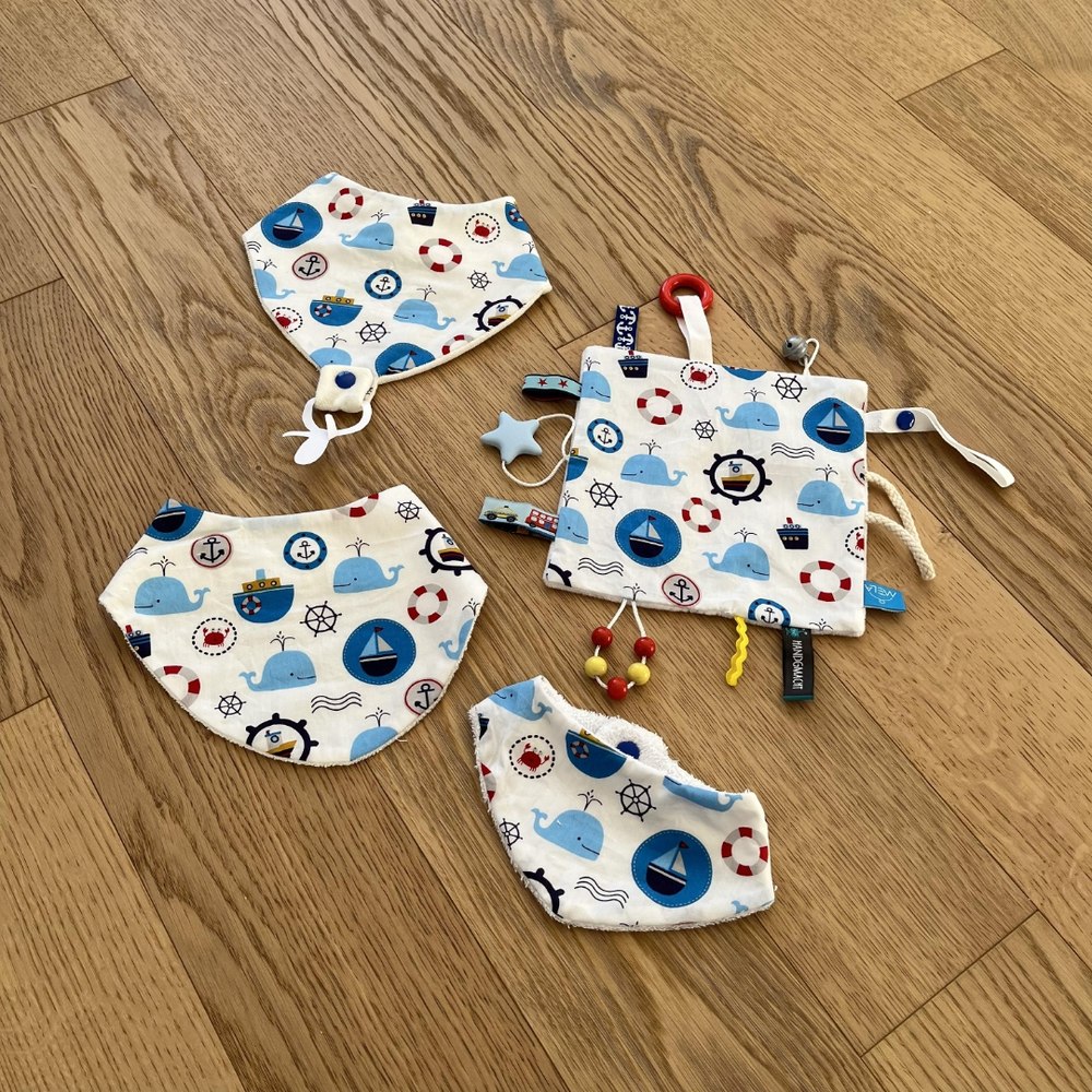 Baby-Geschenk-Set von MELA Handwerk