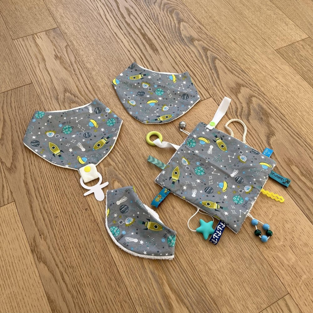 Baby-Geschenk-Set von MELA Handwerk